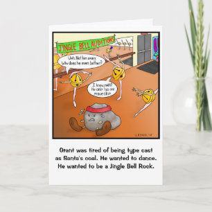 Funny Jingle Bell Rock Christmas Card