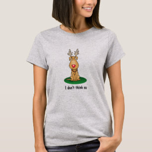 Funny Jingle This Red Nose Reindeer Dog Cute T-Shirt
