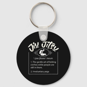 Funny Jiu jitsu Definition Brazilian JiuJitsu BJJ Key Ring