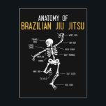 Funny Jiu Jitsu Fighter Anatomy BJJ Training Humou Postcard<br><div class="desc">Funny Jiu Jitsu Fighter Anatomy BJJ Training Humour.</div>