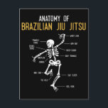 Funny Jiu Jitsu Fighter Anatomy BJJ Training Humou Postcard<br><div class="desc">Funny Jiu Jitsu Fighter Anatomy BJJ Training Humour.</div>