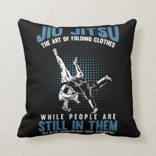 Funny Jiu Jitsu Fighters BJJ Training Humour Cushion