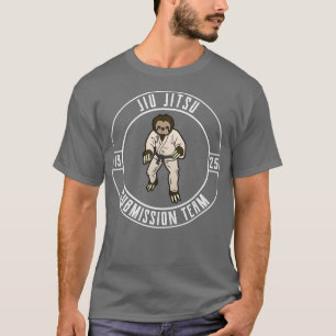 Funny Jiu Jitsu Sloth Team BJJ and Grappling T-Shirt