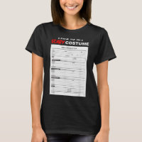 Funny Job Application Form Y Halloween Costume