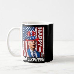 Funny Joe Biden 4th Of July Happy Halloween Americ Coffee Mug