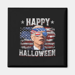 Funny Joe Biden 4th Of July Happy Halloween Americ Magnet