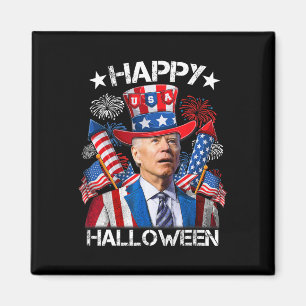 Funny Joe Biden 4th Of July Shirt Happy Halloween Magnet
