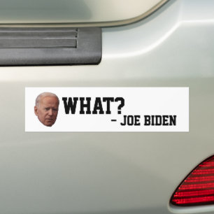 FUNNY JOE BIDEN BUMPER STICKERS