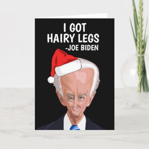 FUNNY JOE BIDEN CHRISTMAS GREETING CARD