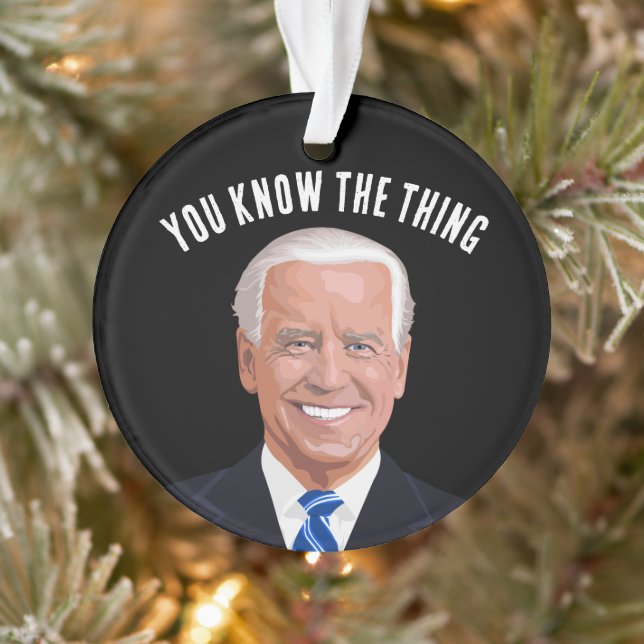 FUNNY JOE BIDEN CHRISTMAS ORNAMENTS (Tree)
