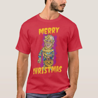 Funny Joe Biden Confused Merry Christmas Halloween T-Shirt