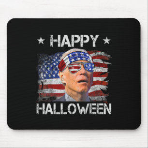 Funny Joe Biden Fourth 4th Of July Happy Halloween Mouse Mat