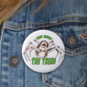 Funny Joe Biden Halloween U Know the Thing Horror 6 Cm Round Badge