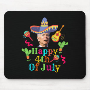 Funny Joe Biden Happy 4th Of July Surprise Cinco D Mouse Mat