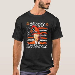 Funny Joe Biden Happy Halloween Confused Merry Tha T-Shirt