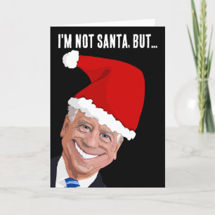 FUNNY JOE BIDEN LOVES KIDS CHRISTMAS CARDS