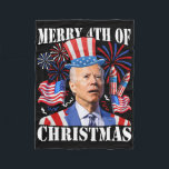 Funny Joe Biden Merry 4th Of Christmas 4th Of July Fleece Blanket<br><div class="desc">Funny Joe Biden Merry 4th Of Christmas 4th Of July Firework 1</div>