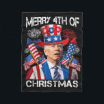 Funny Joe Biden Merry 4th Of Christmas 4th Of July Fleece Blanket<br><div class="desc">Funny Joe Biden Merry 4th Of Christmas 4th Of July Firework</div>