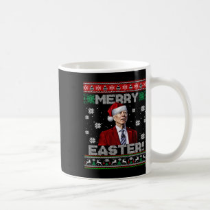 Funny Joe Biden Merry Easter Ugly Christmas Sweate Coffee Mug