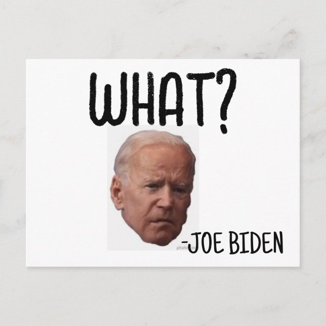 FUNNY JOE BIDEN POSTCARDS (Front)