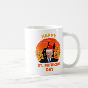 Funny Joe Biden St Patrick Christmas Joe Biden Hal Coffee Mug