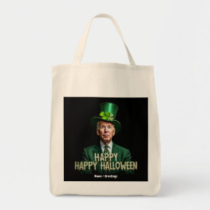 Funny Joe Biden St. Patrick’s Day Confused  Tote Bag