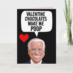 FUNNY JOE BIDEN VALENTINE'S DAY POOP CARD