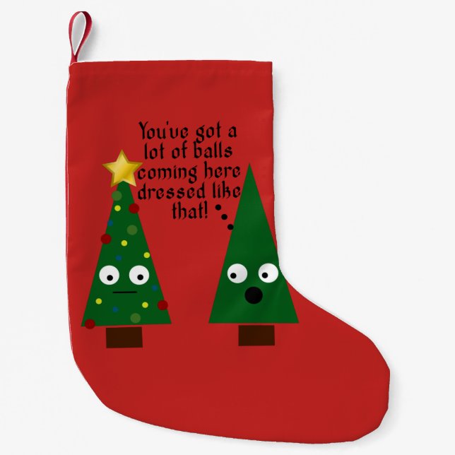 Funny Joke Christmas Stocking (Front)