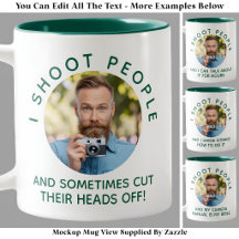 Funny Joke Custom Photo Photographer Novelty Green