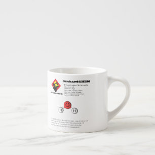 Funny Joke Dihydrogen Monoxide (H2O) Chemistry Espresso Cup