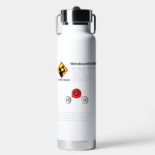 Funny Joke Dihydrogen Monoxide (H2O) Chemistry Water Bottle