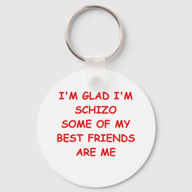 funny joke for you key ring (Front)