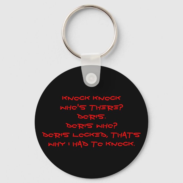 funny joke key ring (Front)