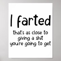 Funny Joke Meme , I Farted That's As Close To Givi