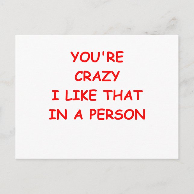 funny jokes for you postcard (Front)