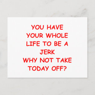 funny jokes for you postcard