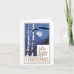 Funny Jolly Christmas Holiday Card