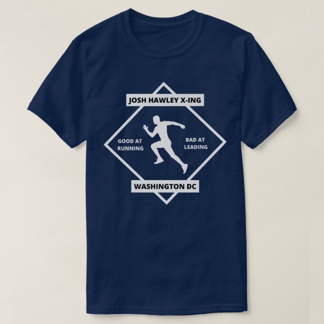 Funny Josh Hawley RunFunny Josh Hawley Running  T-Shirt (Design Front)