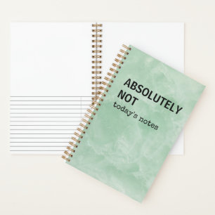Funny Journal Absolutely Not