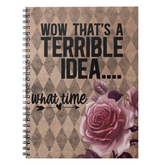 Funny Journal for Brilliantly Bad Ideas (Front)