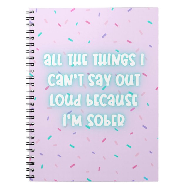 Funny Journal for Sobriety  (Front)