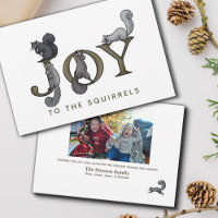 Funny Joy to the Squirrels Christmas