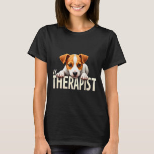 Funny Jrt Puppy My Therast Jack Russell Terrier Do T-Shirt