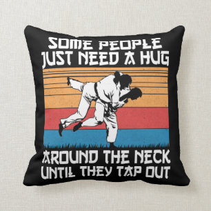 Funny Judo Jiu Jitsu Martial Arts Humour Cushion