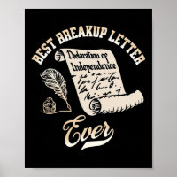 Funny July 4th Best Breakup Letter Ever History 4t