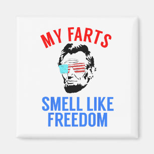 Funny July 4th Party - Funny Abe Lincoln Tee Magnet