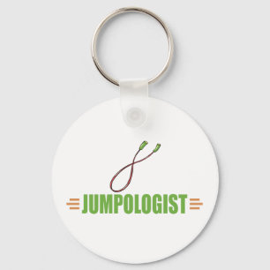 Funny Jump Roping Key Ring