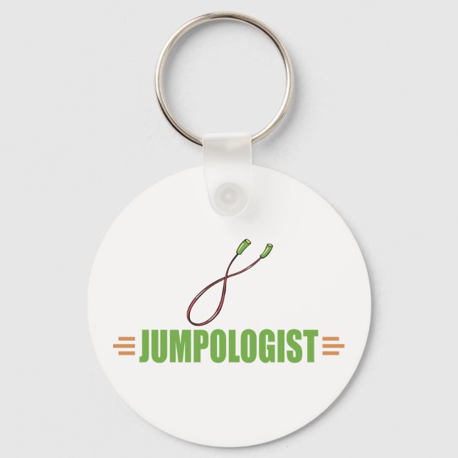 Funny Jump Roping Key Ring (Front)