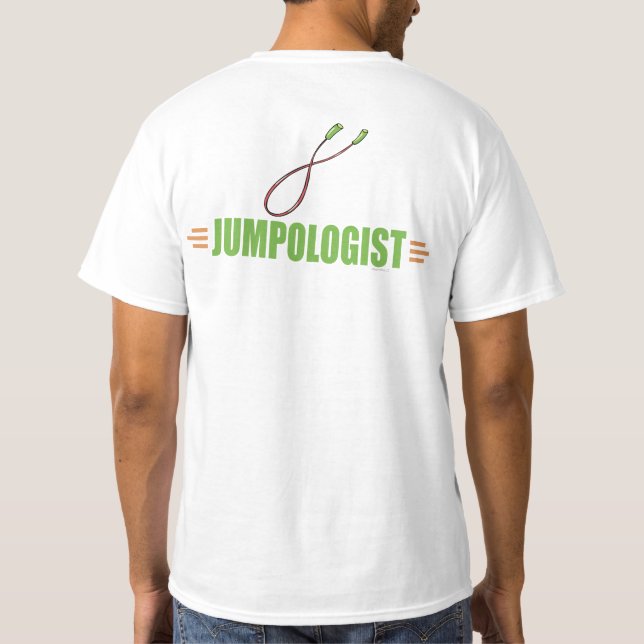 Funny Jump Roping T-Shirt (Back)