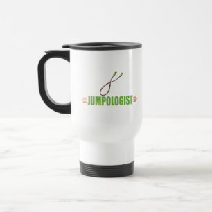 Funny Jump Roping Travel Mug